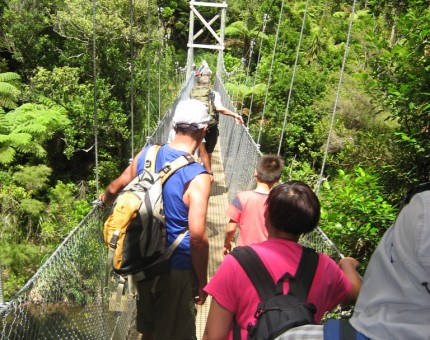 Crossing Waitawheta Bridge